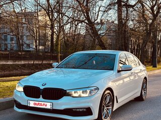2017 BMW 5 серии 520d VII (G30/G31/G38), белый, 2300000 рублей, вид 1