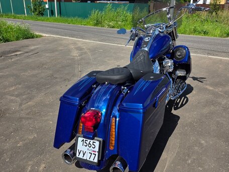 2014 Harley-Davidson Road King Special, синий, 1470000 рублей, вид 4