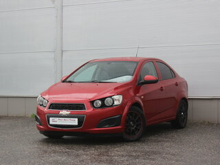 2012 Chevrolet Aveo II, красный, 499000 рублей, вид 1