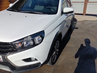 2019 Lada (ВАЗ) Vesta SW Cross I, белый, 1300000 рублей, вид 2