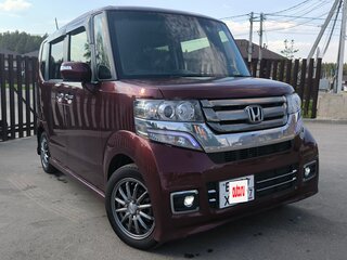 2016 Honda N-BOX I Рестайлинг, пурпурный, 980000 рублей, вид 1