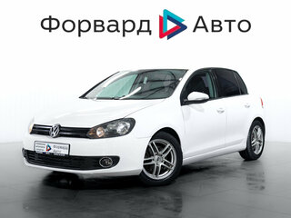 2011 Volkswagen Golf VI, белый, 599000 рублей, вид 4