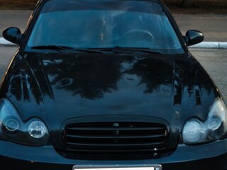 2005 Hyundai Sonata ТагАЗ IV (EF) Рестайлинг, чёрный, 395000 рублей, вид 2