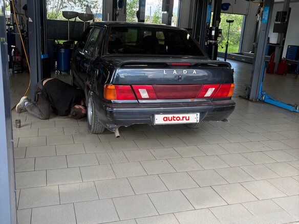 2008 Lada (ВАЗ) 2115, серый, 160000 рублей - вид 15