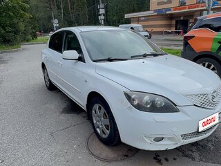 2008 Mazda 3 I (BK) Рестайлинг, белый, 585000 рублей, вид 4