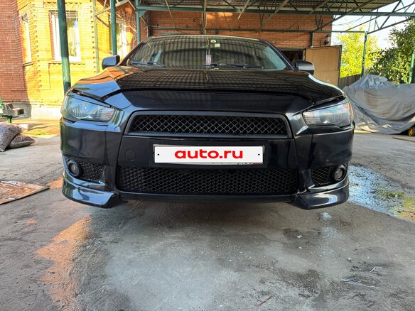 2008 Mitsubishi Lancer X, чёрный, 755000 рублей - вид 2