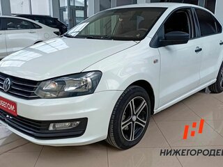 2019 Volkswagen Polo V Рестайлинг, белый, 809000 рублей, вид 1