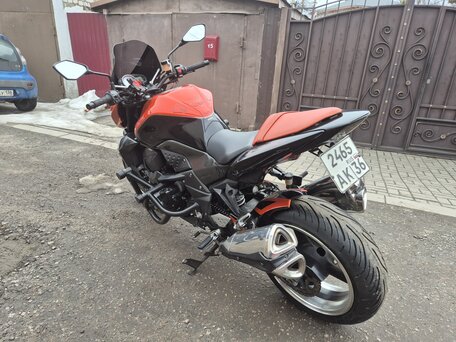 2009 Kawasaki Z 1000, оранжевый, 460000 рублей, вид 3