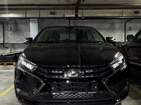 2025 Lada (ВАЗ) Vesta I Рестайлинг (NG), чёрный, 1530000 рублей, вид 2