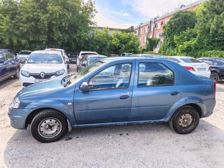 2014 Renault Logan I Рестайлинг, синий, 240000 рублей, вид 4