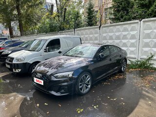 2021 Audi A5 Sportback 45 TFSI II (F5) Рестайлинг, чёрный, 4050000 рублей, вид 2
