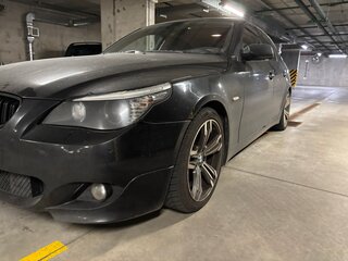 2007 BMW 5 серии 535d V (E60/E61) Рестайлинг, чёрный, 1500000 рублей, вид 3