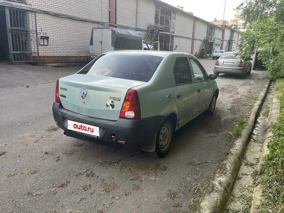 2006 Renault Logan I, зелёный - вид 2