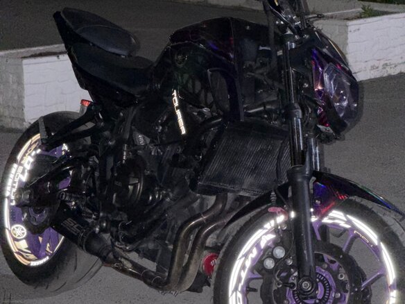 2019 Yamaha MT-07 (FZ-07), фиолетовый, 699000 рублей - вид 9