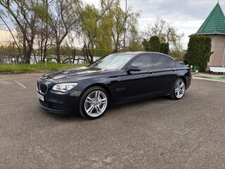 2013 BMW 7 серии 740d xDrive V (F01/F02/F04) Рестайлинг, синий, 3500000 рублей, вид 1