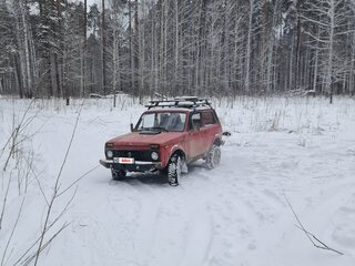 1992 Lada (ВАЗ) 2121 (4x4) I, красный, 200000 рублей, вид 2