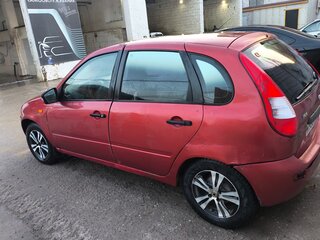 2010 Lada (ВАЗ) Kalina I, красный, 150000 рублей, вид 4