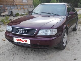 1995 Audi A6 I (C4), красный, 250000 рублей, вид 1