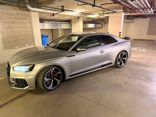 2019 Audi RS 5 II (F5), серебристый, 6200000 рублей, вид 2