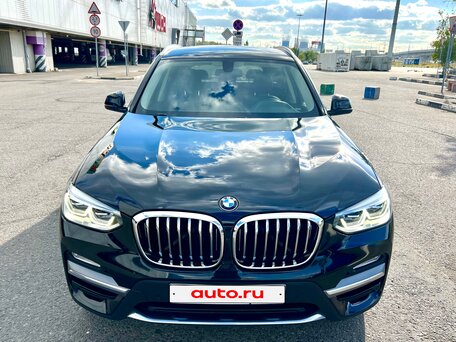 2019 BMW X3 20i xDrive III (G01), чёрный, 3750000 рублей, вид 3