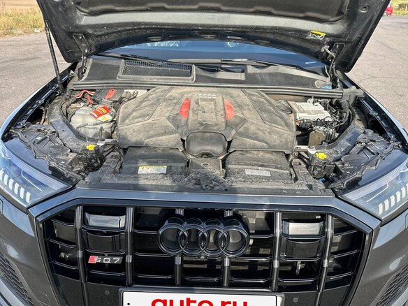 2021 Audi SQ7 I (4M) Рестайлинг, серый, 5490000 рублей - вид 14