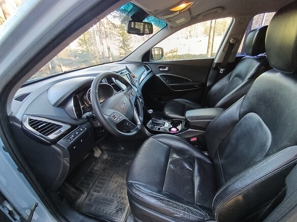 2013 Hyundai Santa Fe III, голубой, 1350000 рублей - вид 17