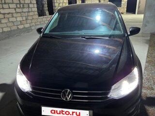 2017 Volkswagen Polo V Рестайлинг, чёрный, 1190000 рублей, вид 2