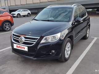 2008 Volkswagen Tiguan I, чёрный, 950000 рублей, вид 1
