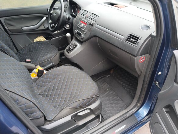 2008 Ford C-MAX I Рестайлинг, синий, 510000 рублей - вид 14