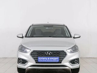 2018 Hyundai Solaris II, серебристый, 1259000 рублей, вид 2