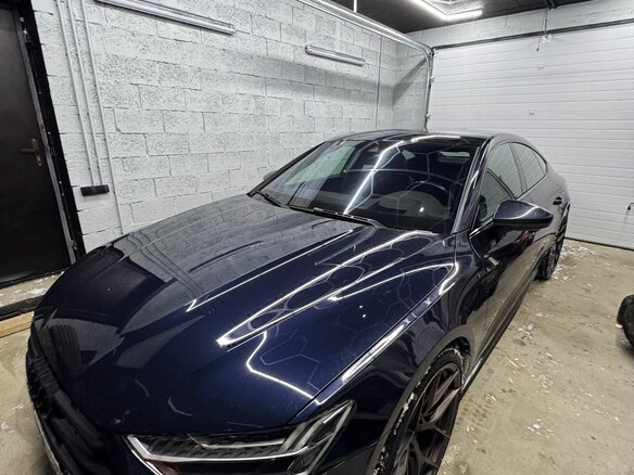 2018 Audi A7 55 TFSI II (4K), синий, 4500000 рублей - вид 23