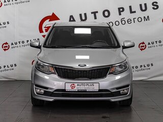 2017 Kia Rio III Рестайлинг, серебристый, 1099000 рублей, вид 3