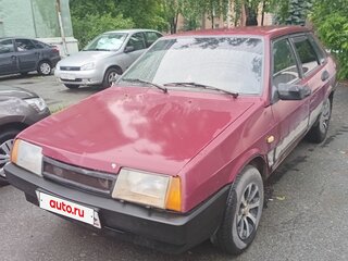 1997 Lada (ВАЗ) 21099, красный, 65000 рублей, вид 1