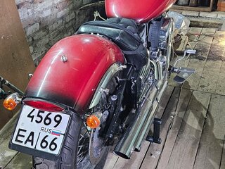 2003 Yamaha XVS1100, красный, 450000 рублей, вид 4