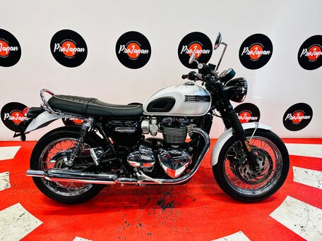 2019 Triumph Bonneville T120, белый, 1260000 рублей, вид 1