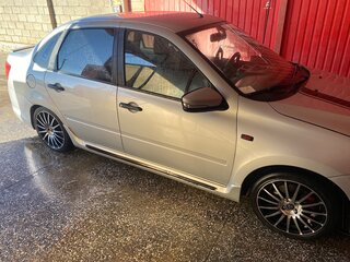 2015 Lada (ВАЗ) Granta I, серебристый, 550000 рублей, вид 4