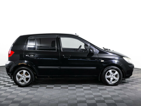2008 Hyundai Getz I Рестайлинг, чёрный - вид 3