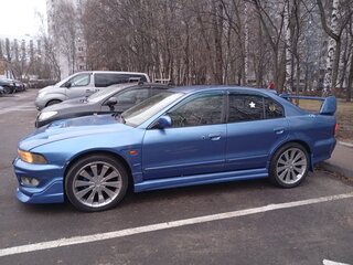 1999 Mitsubishi Galant VIII Рестайлинг, синий, 490000 рублей, вид 1