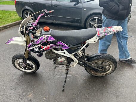 2017 Kayo Basic TT125, фиолетовый, 65000 рублей, вид 2