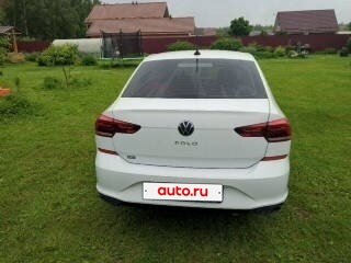 2020 Volkswagen Polo VI, белый, 1625000 рублей, вид 5