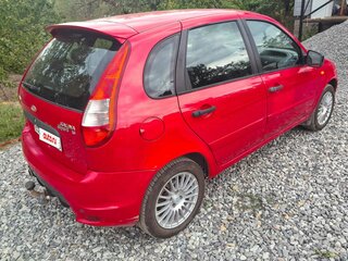 2012 Lada (ВАЗ) Kalina Sport I, красный, 480000 рублей, вид 4
