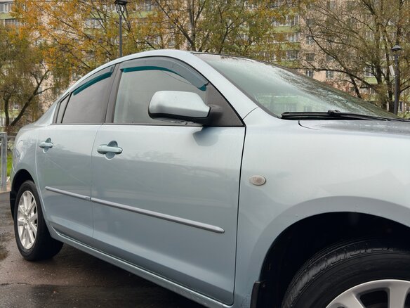 2008 Mazda 3 I (BK) Рестайлинг, голубой, 470000 рублей - вид 6