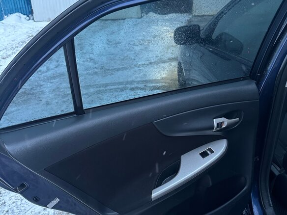 2008 Toyota Corolla AMT X (E140, E150), синий, 730000 рублей - вид 11