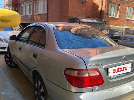 2003 Nissan Almera II (N16), серебристый, 225000 рублей, вид 3
