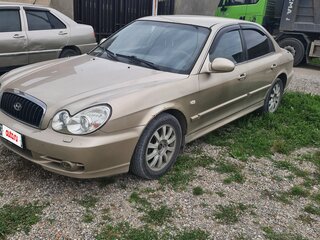 2004 Hyundai Sonata ТагАЗ IV (EF) Рестайлинг, бежевый, 320000 рублей, вид 2