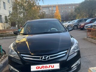 2016 Hyundai Solaris I Рестайлинг, чёрный, 1200000 рублей, вид 2
