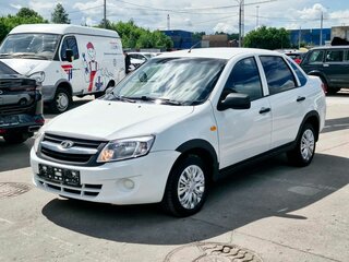 2013 Lada (ВАЗ) Granta I, белый, 295000 рублей, вид 1