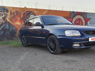 2006 Hyundai Accent ТагАЗ II, синий, 378000 рублей, вид 4