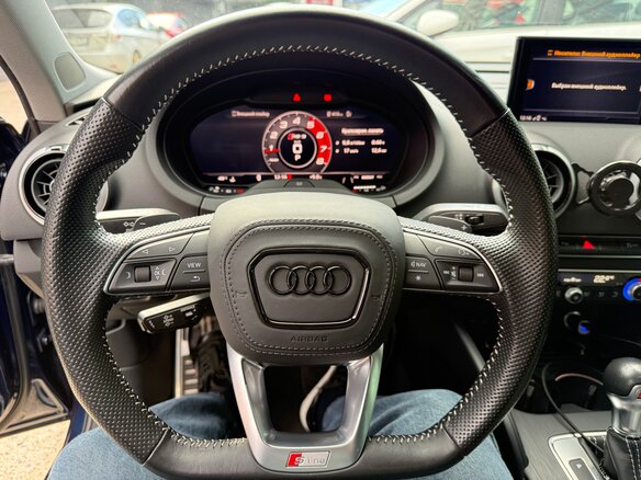 2018 Audi A3 III (8V) Рестайлинг, синий, 2250000 рублей - вид 14