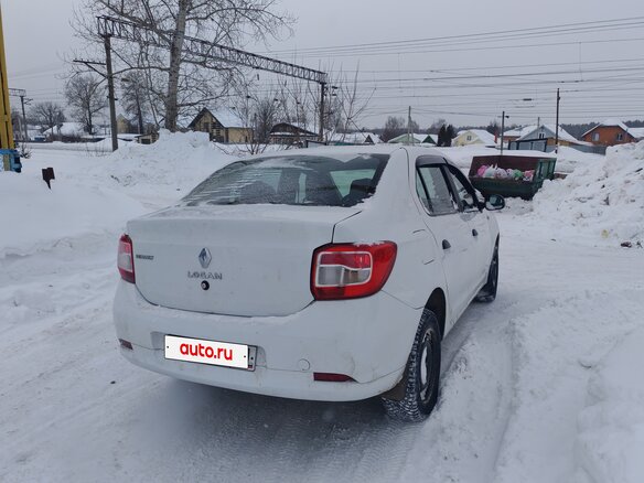2016 Renault Logan II, белый, 400000 рублей - вид 3